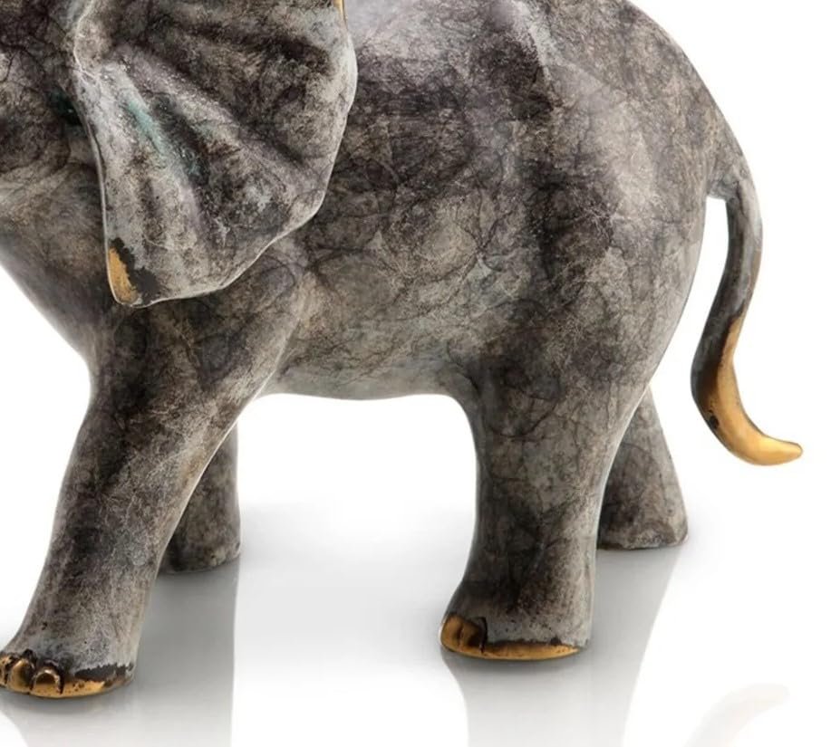 SPI Brass Bellowing Elephant Statue