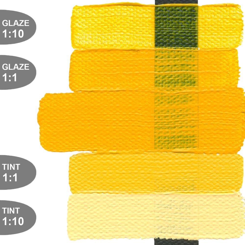 Golden Heavy Body Acrylic - Dairylide Yellow - 5 oz Tube
