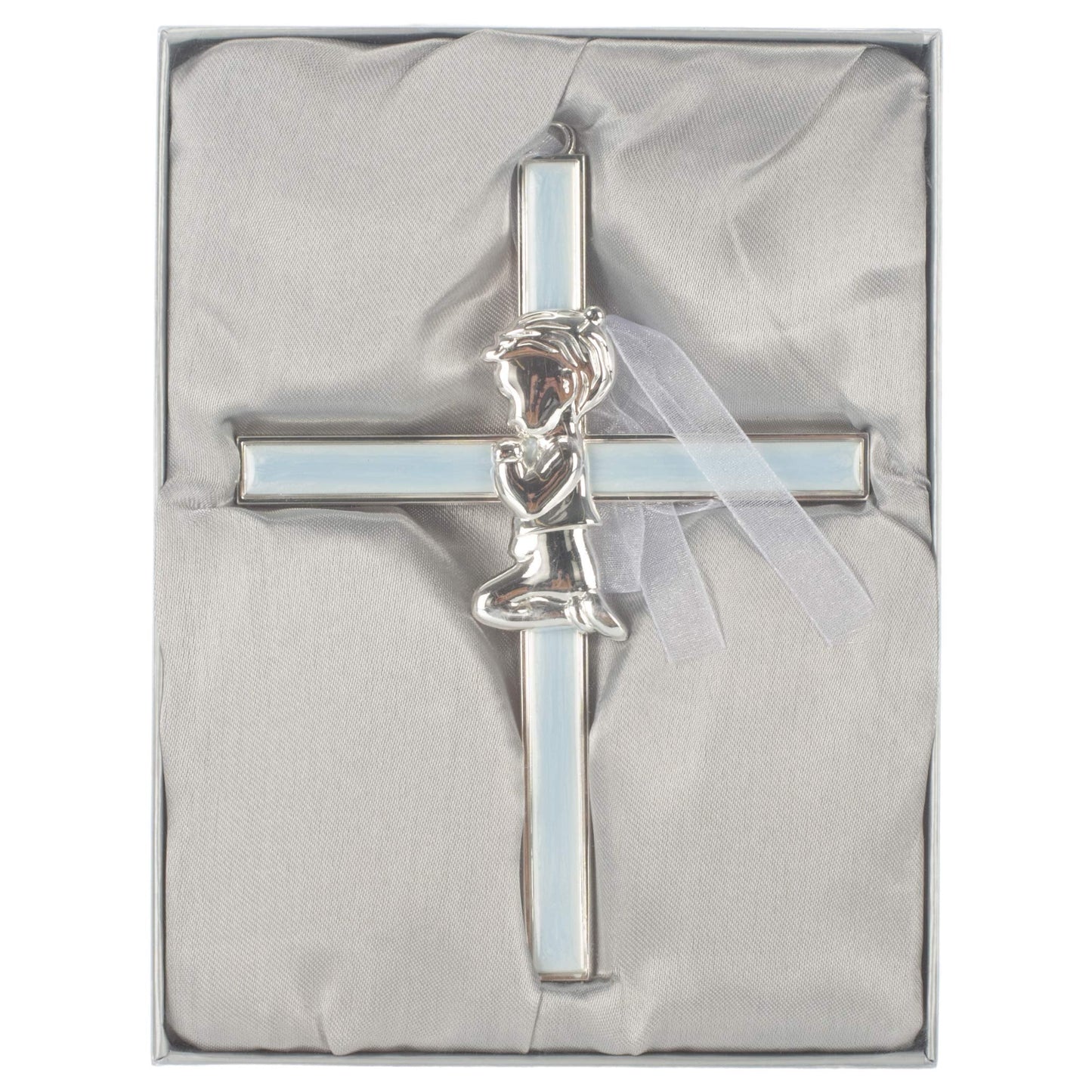 Roman Blue Boy Cross Caroline Collection, 6"H