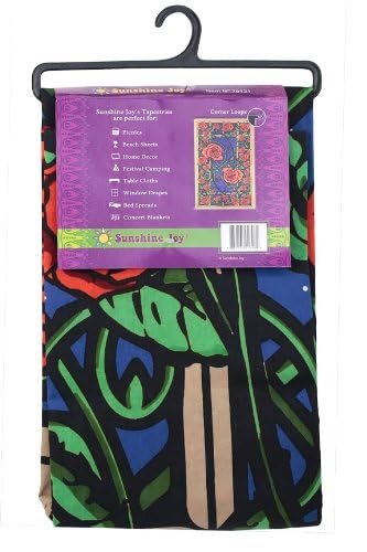 Sunshine Joy 3D Rose Window Tapestry Wall Hanging Table Cloth Magical Dorm Decor - Huge 60x90 Inches