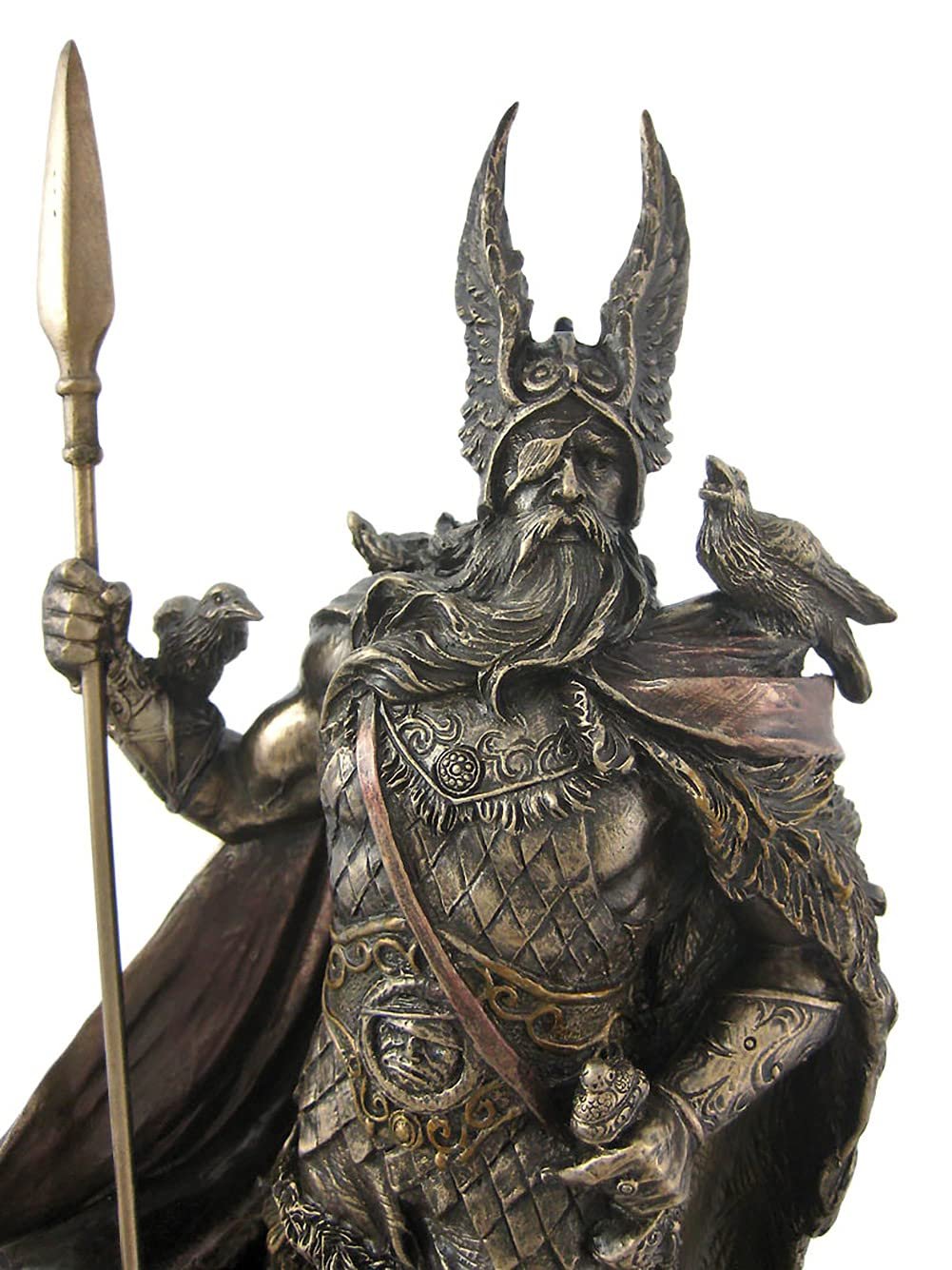 Unicorn Studio 9.75 Inch Norse God - Odin Cold Cast Bronze Sculpture Figurine One Size