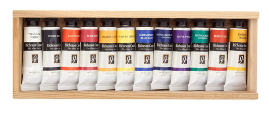 Jack Richeson 37-Ml Artist Casein Colors, Set of 12