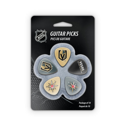 NHL Vegas Golden Knights Guitar Picks, 10-Pack