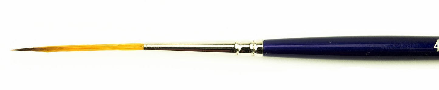 Set of 3 Size 0-2 Series 444 The Virus Scrolling Script Pinstriping Brush with Specially Blended Golden Taklon