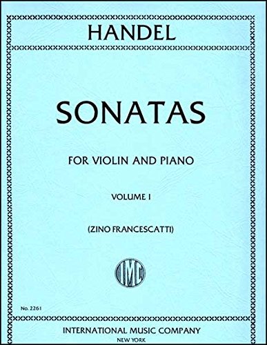 Handel: Six Sonatas, Volume 1 - Violin (International 2261)
