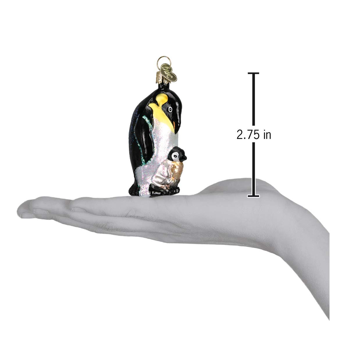 Old World Christmas Glass Blown Penguin Ornaments