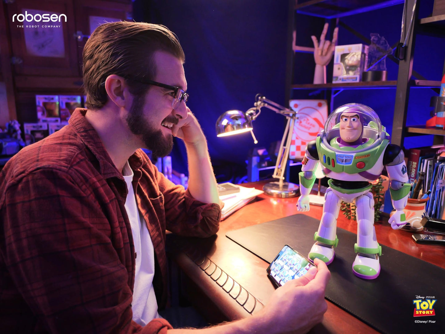 Robosen Buzz Lightyear Toy Figure -Interactive Talking Robot - 14.7 in (H) Buzz Lightyear Collectible