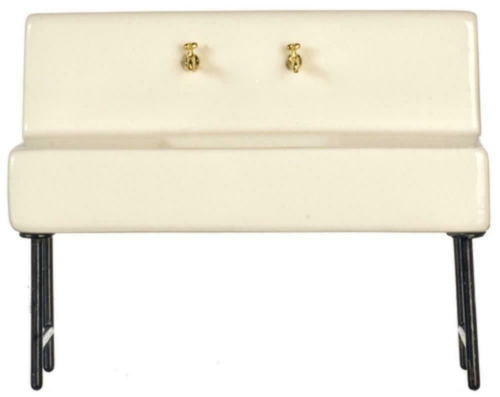 Miniature 1920s Porcelain Sink Sold at Miniatures