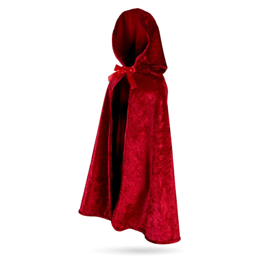 Great Pretenders Little Red Riding Hood Costume for Kids,| Luxurious Velour Cape with Hood, Machine-Washable