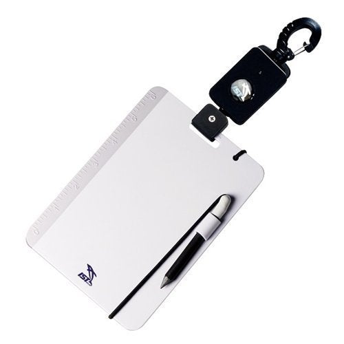Retractable Underwater Slate w/ 6" Ruler for Scuba Diving
