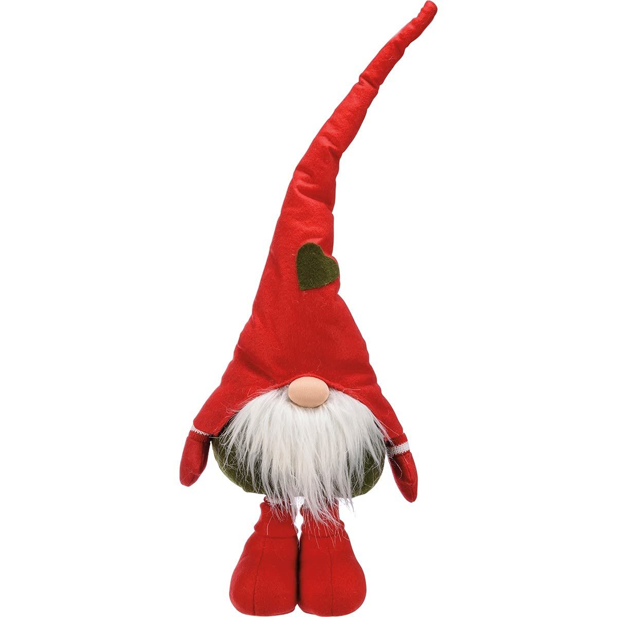 Primitives by Kathy 111876 Standing Gnome with Red Hat, Large, 32-inch