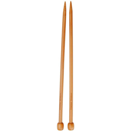 ChiaoGoo Single Point 13 inch (33cm) Wooden Knitting Needle Size US 17 (12.75mm) 1033-17
