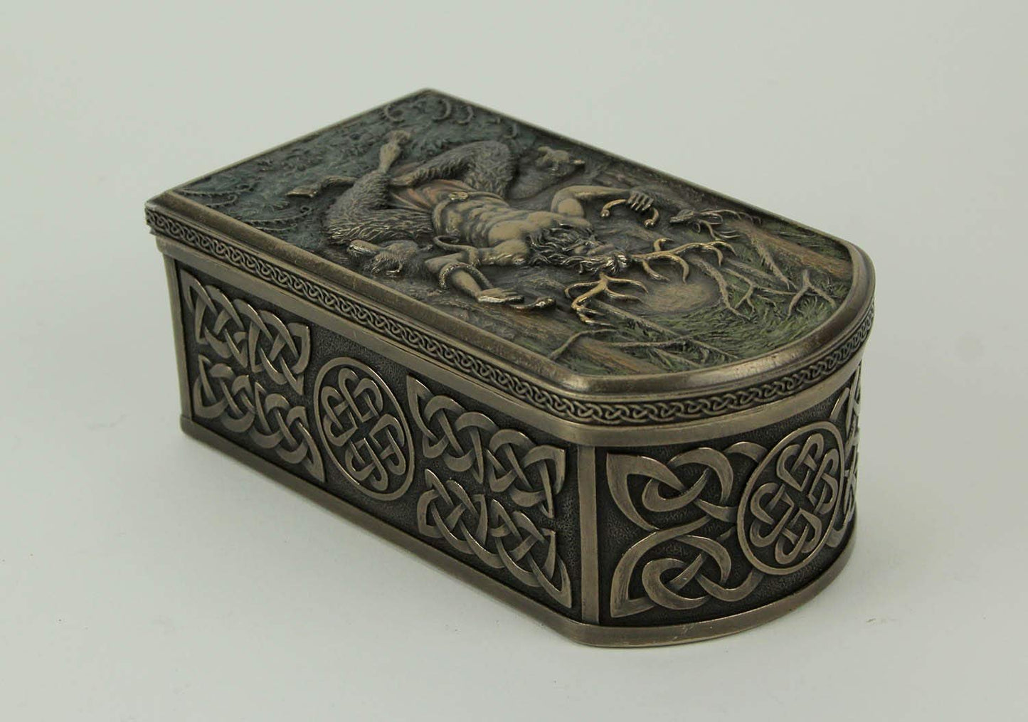 Veronese Design Cernunnos Celtic Horned God of Animals and The Underworld Trinket Box