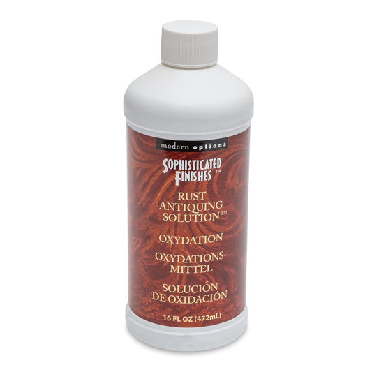 Modern Options Antiquing Solution 16 oz Bottle - Instant Rust