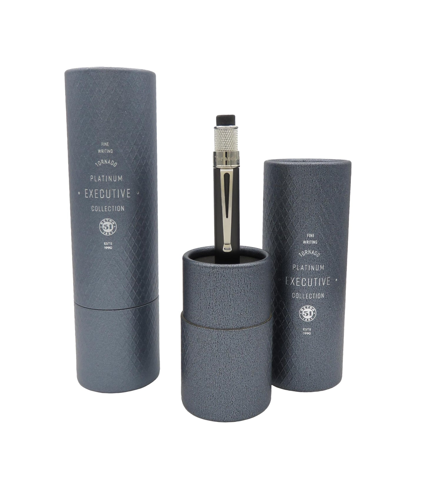 Retro 51 Black Nickel Platinum Pencil 1.15 mm