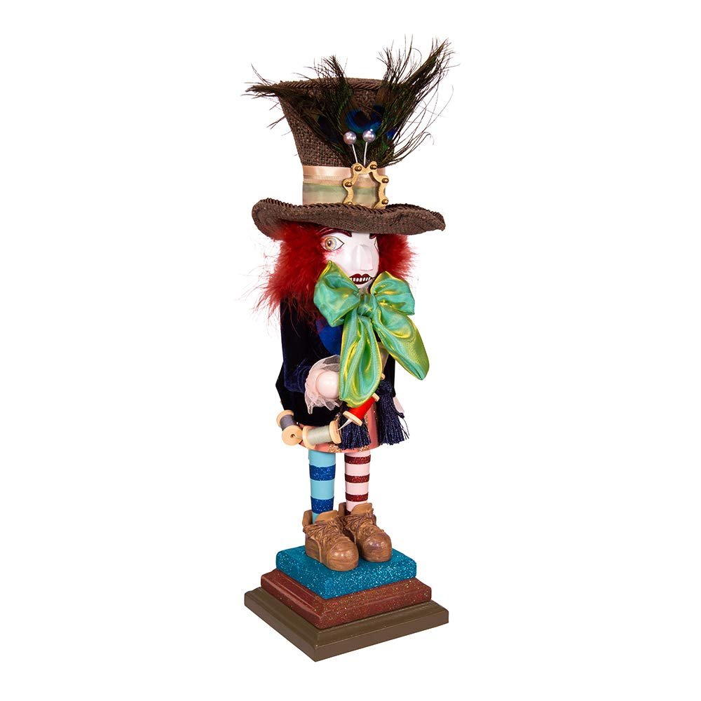 Kurt S. Adler, Inc. HA0381 Kurt Adler 18" Hollywood Mad Hatter Nutcracker, Multicolor, Standard