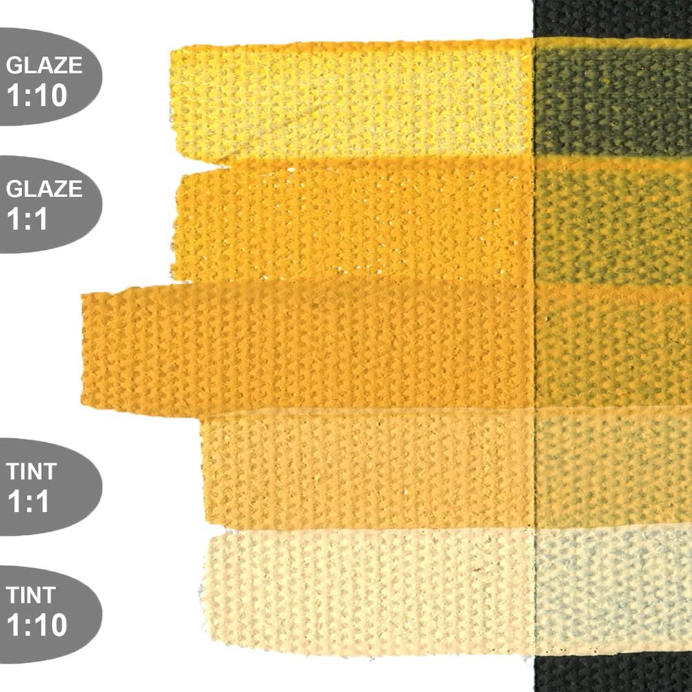 SoFlat Matte Acrylics by GOLDEN, Naples Yellow Deep, 2 fl. oz. Jar, Professional Acrylic Paint, Opaque