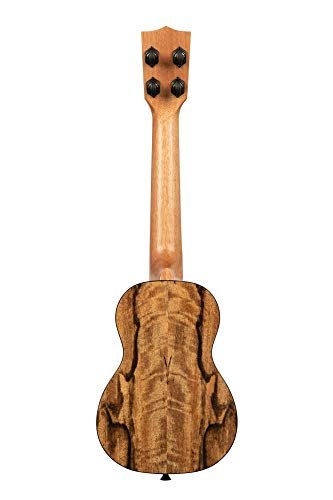 Kala Spalted Mango Series Long Neck Soprano 4 String Ukulele, KA-MG-SLNG