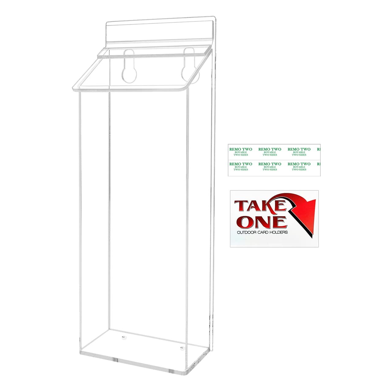 Marketing Holders Outdoor Brochure Holder Window Hook AdBox Business Card Display TriFold Pamphlet Menu Maps