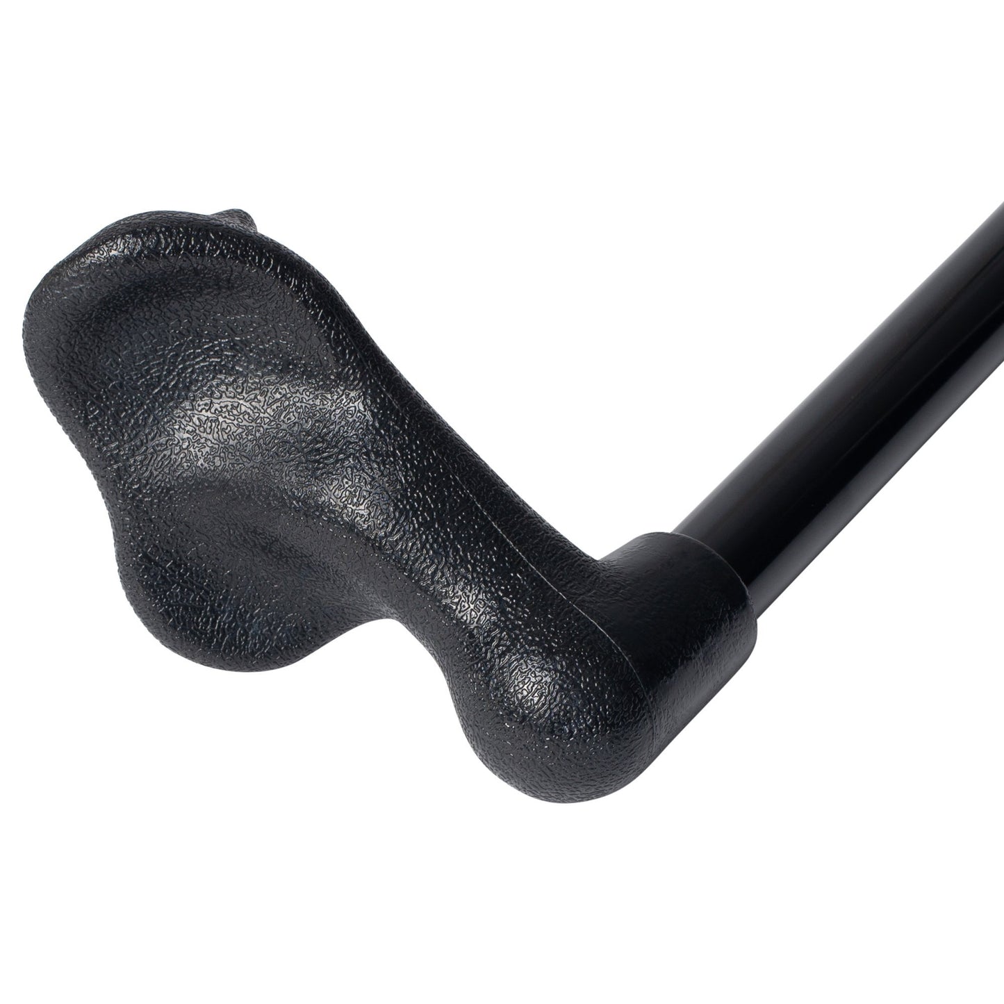 Left Hand Palm Grip Cane On A 7/8" Straight Aluminum Adjustable Shaft 30"-38"