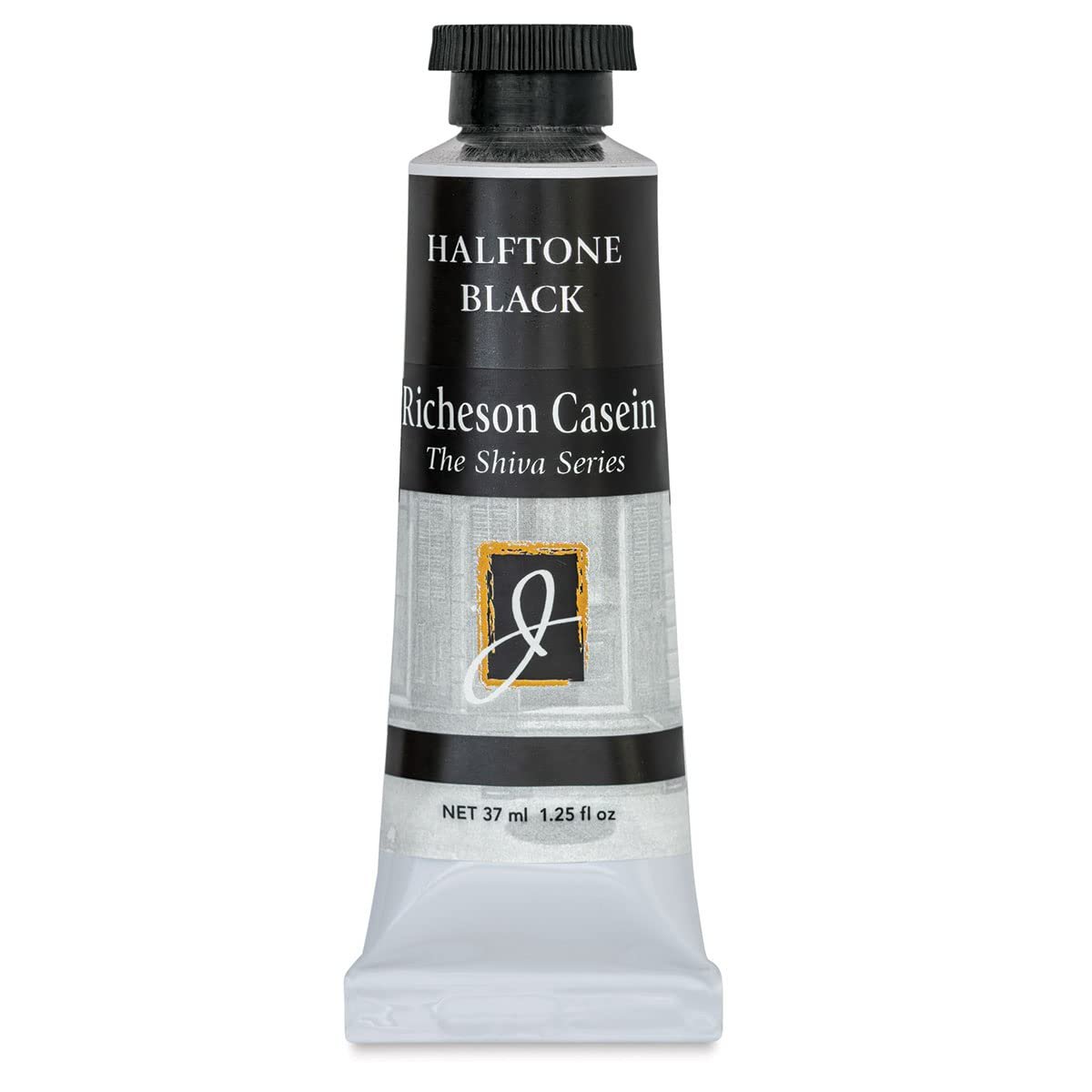 Jack Richeson 37-Ml Artist Casein Colors, Halftine Black
