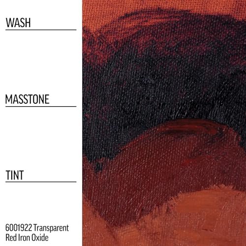 Williamsburg Artist Oil Colors by GOLDEN, Transparent Red Iron Oxide, 37 ml tube, Professional Oil Paint, Transparent