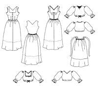 Folkwear 123 - Austrian Dirndl Sewing Pattern