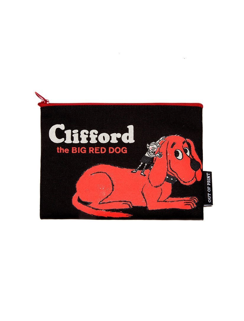 Out of Print Literary and Book-Themed Zipper Pouch for Book Lovers, Readers, and Bibliophiles