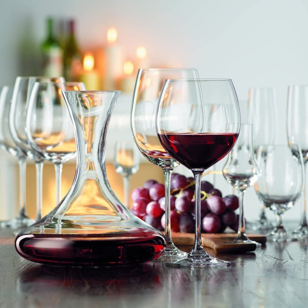 Nachtmann Vivendi 25 Oz Bordeaux Glasses (Set of 4) - Crystal Wine Glasses for Red & White Wine, Long-Stemmed Glassware - Dishwasher Safe, Break-Resistant Wine Glass Set for Home, Parties, Gifting