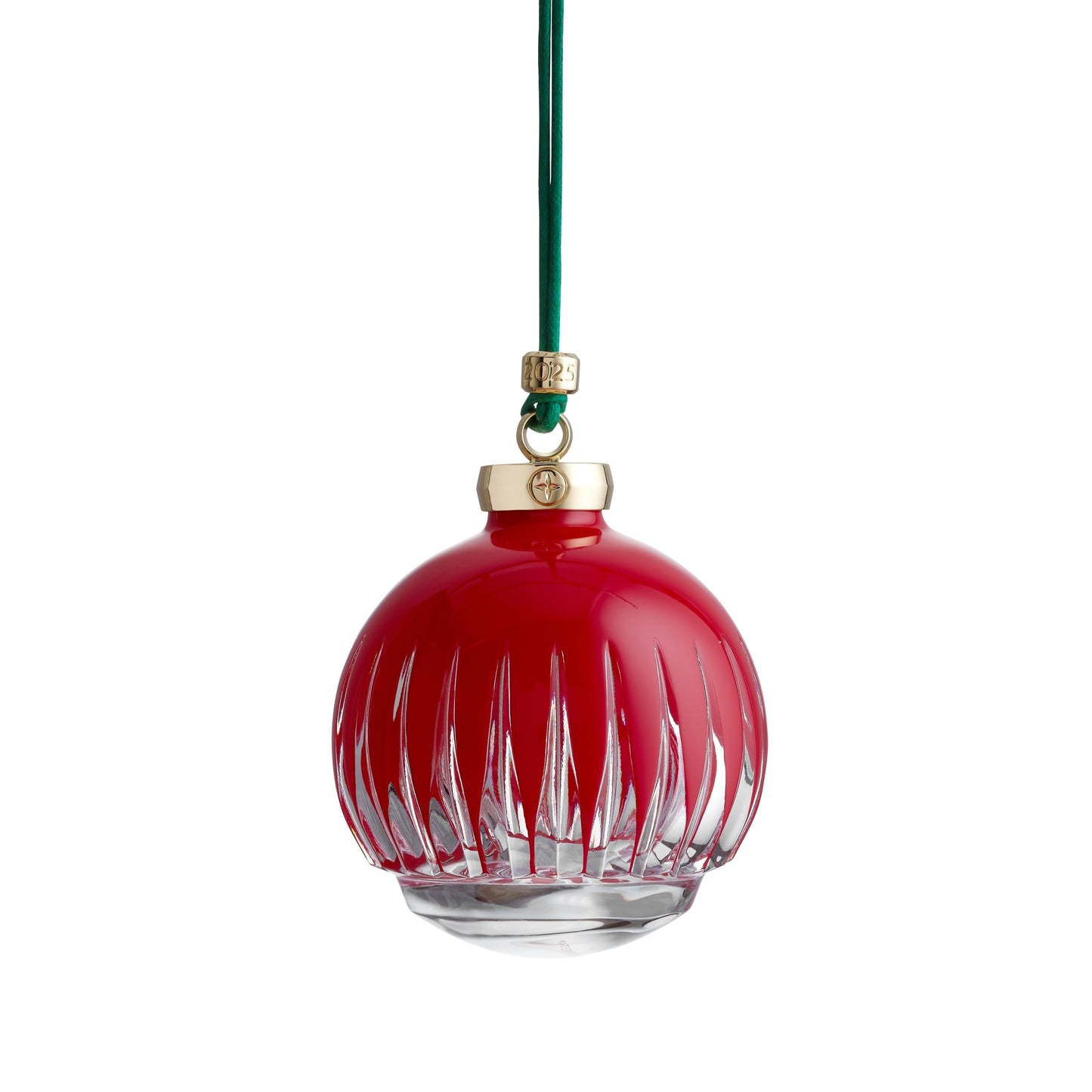 Waterford New Year Bauble Ornament Firework Red