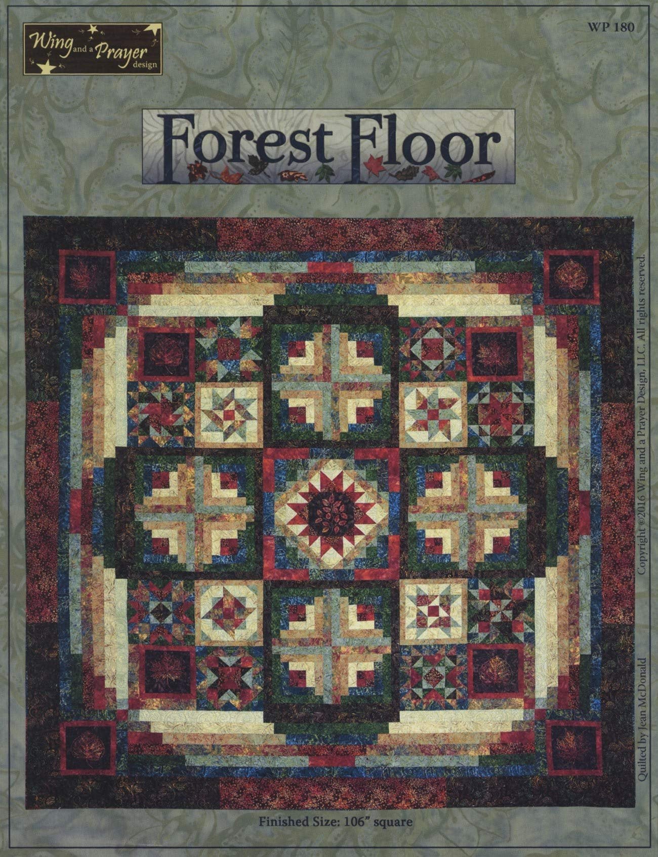 Forest Floor Quilt Pattern by Wing and a Prayer Design