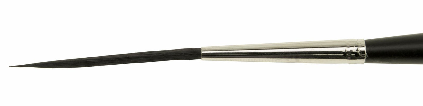 Set of 4 Sizes 00-2 Series Bobbo-Mack Super Quad 4 Action Scroll Pinstriper Brushes Blue Squirrel & Black Synthetic Hair