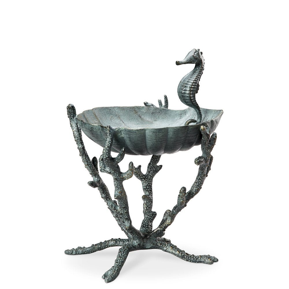 SPI 34272 Seahorse Birdbath/Birdfeeder