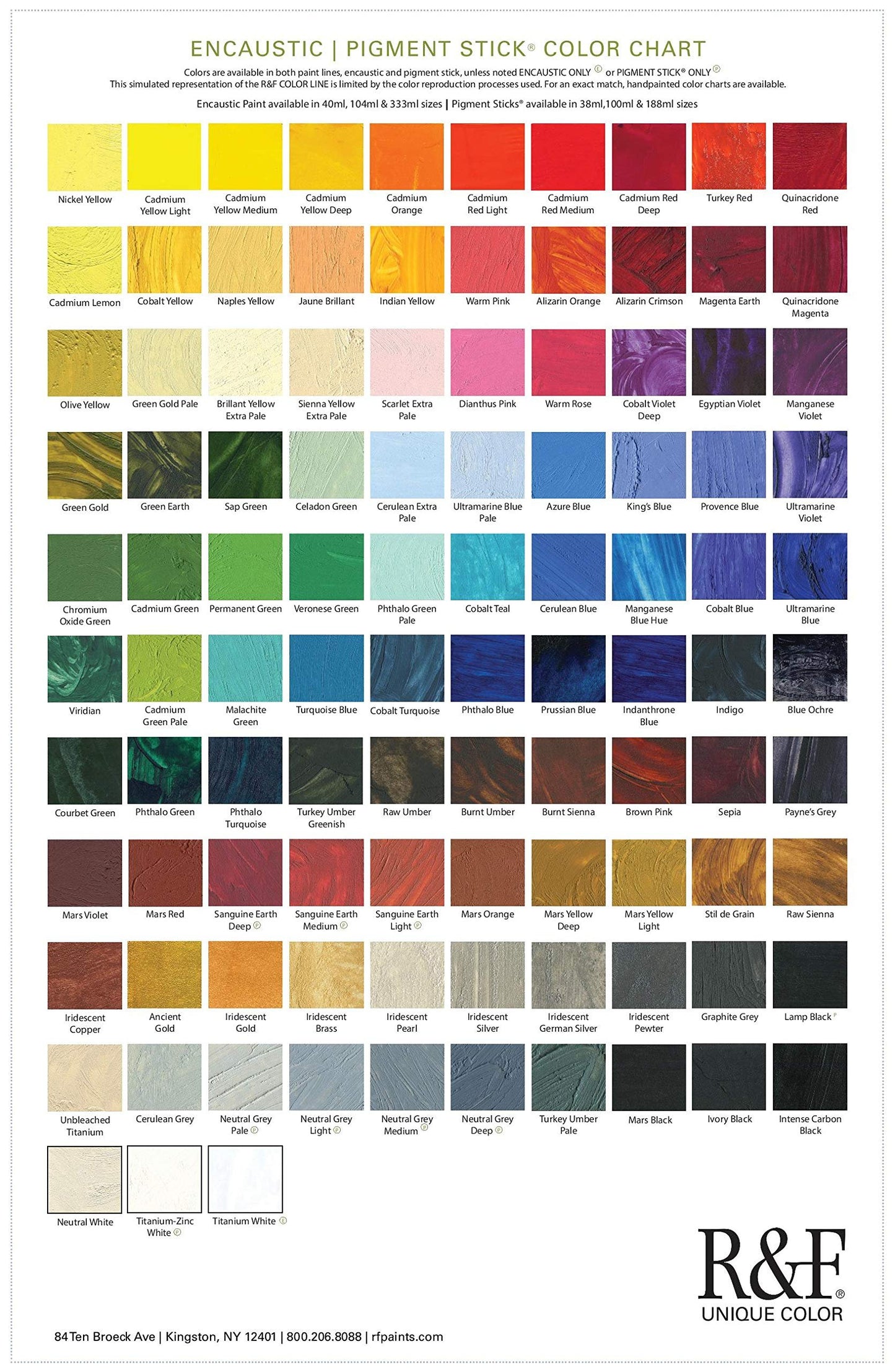 R&F Artist Encaustic Paint
