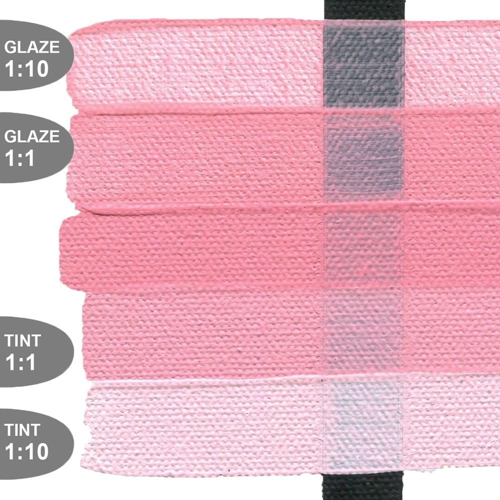 Fluid Acrylics by GOLDEN, Light Magenta, 4 fl. oz. Bottle, Professional Acrylic Paint, Semi-Opaque