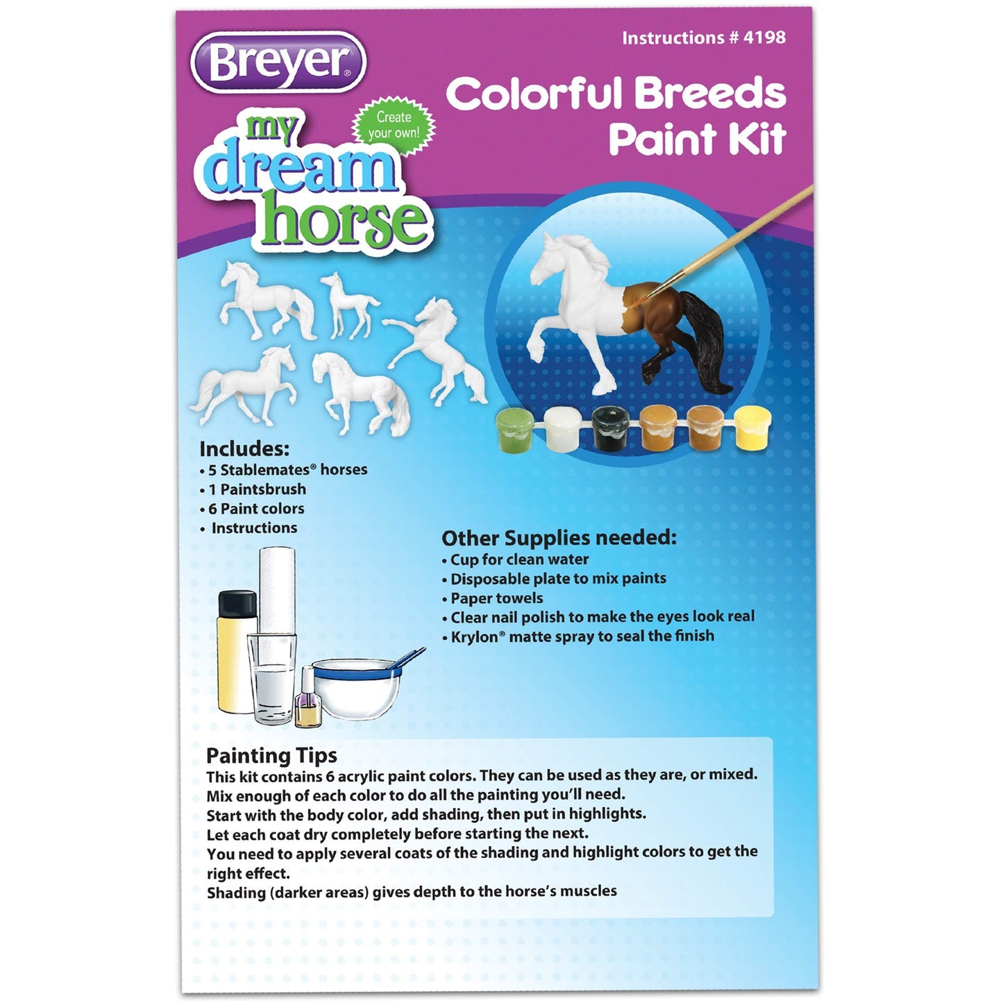 Breyer Horses Craft Activity Paint Set for Kids