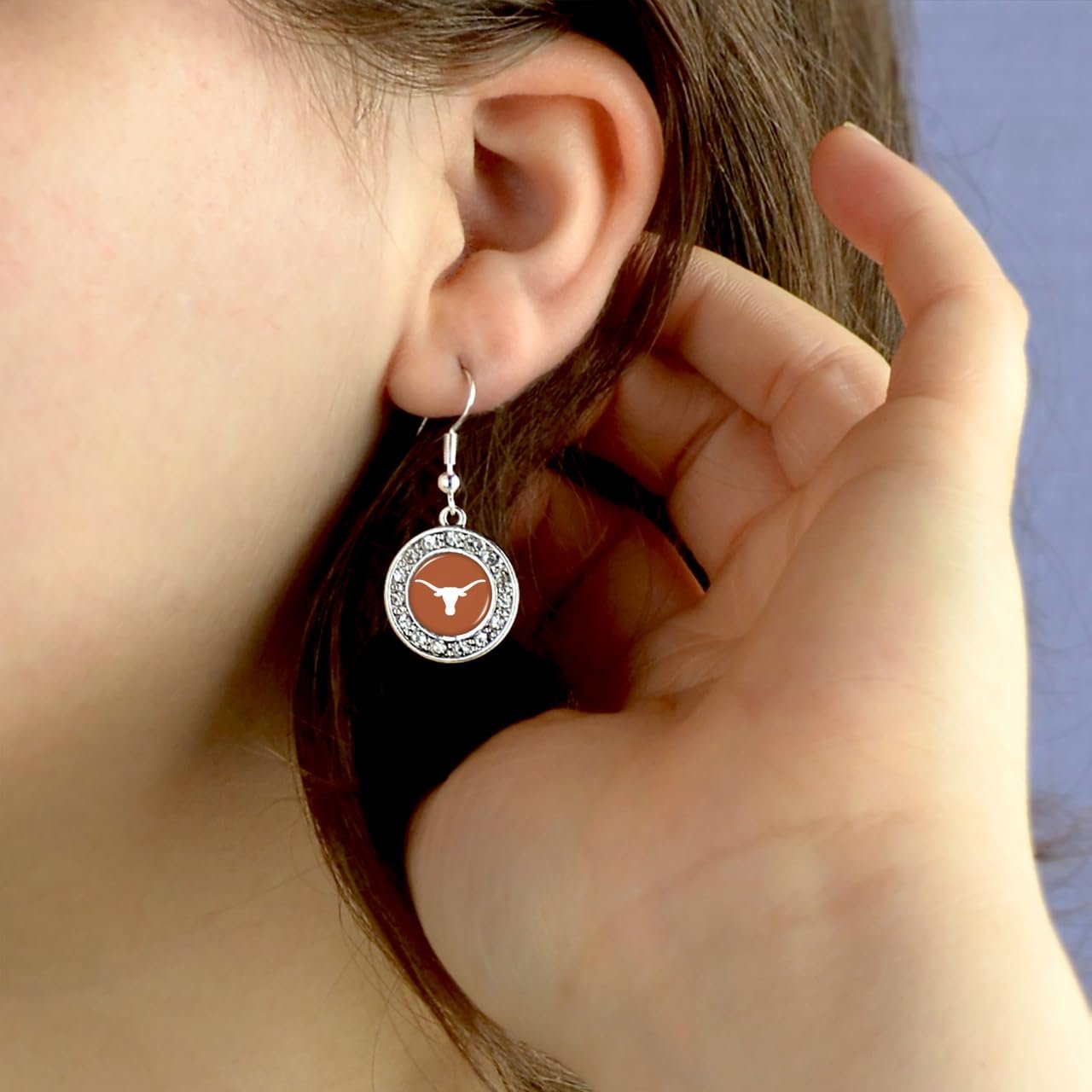 Texas Longhorns Abby Earrings Jewelry Gift Licensed UT