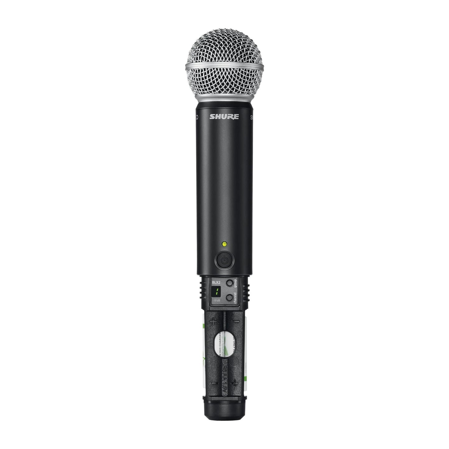 Shure BLX288/SM58 UHF Wireless Microphone System - Perfect for Church, Karaoke, Vocals - 14-Hour Battery Life, 300 ft Range | Includes (2) SM58 Handheld Vocal Mics, Dual Channel Receiver | H10 Band