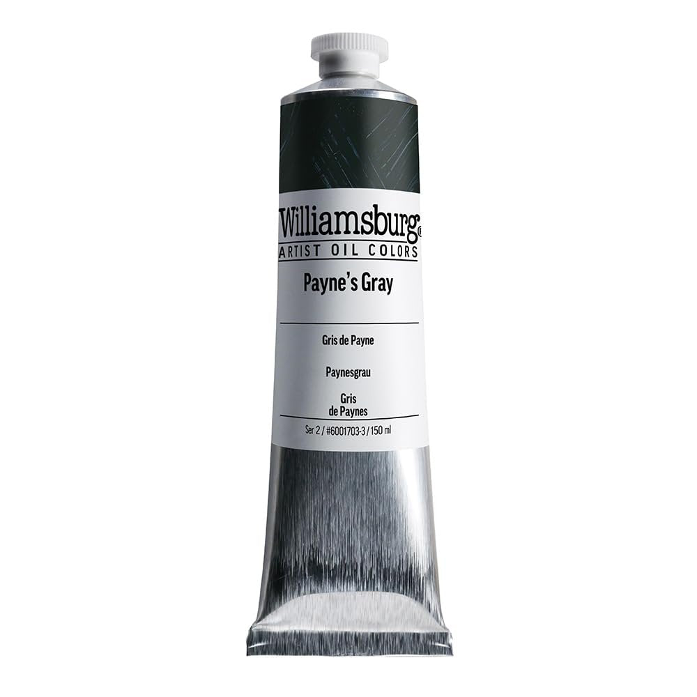 Williamsburg Artist Oil Colors by GOLDEN, Black, Gray and White, Professional Oil Paint