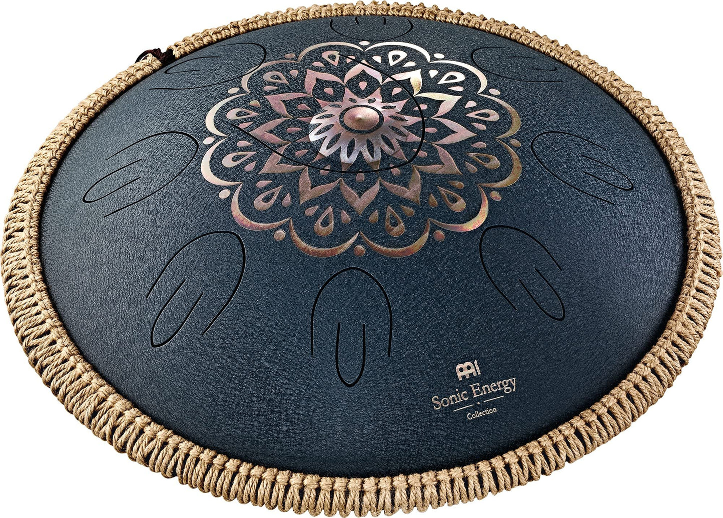 Meinl Sonic Energy Octave Steel Tongue Drum 9 Notes 16" with Mallets, Bag — Sound Healing Instrument for Musical Education, Meditation, ASMR, Yoga