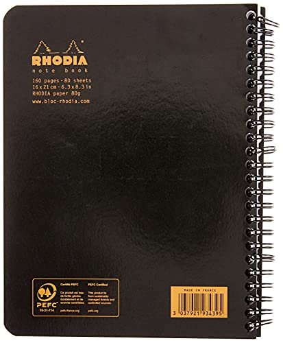 Rhodia Wirebound Notebook, 5/5 Ruling