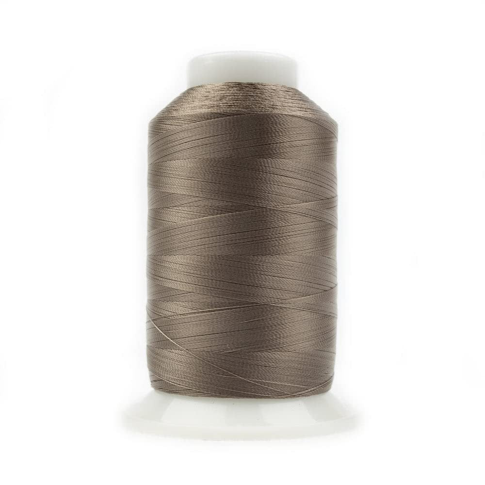 WonderFil Specialty Threads DecoBob Brown-Grey, 2-ply Cottonized Polyester, 80wt