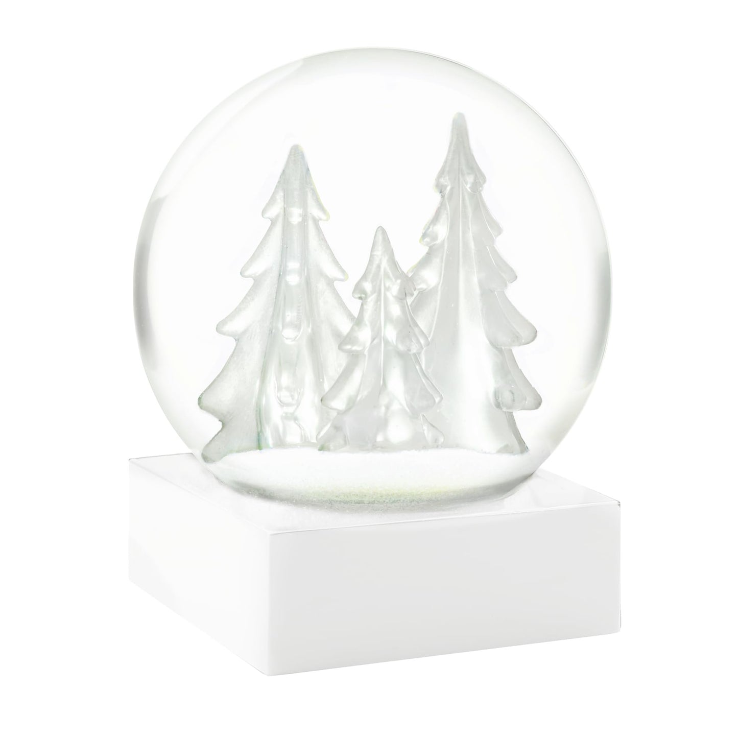 CoolSnowGlobes Crystal Trees Snow Globe