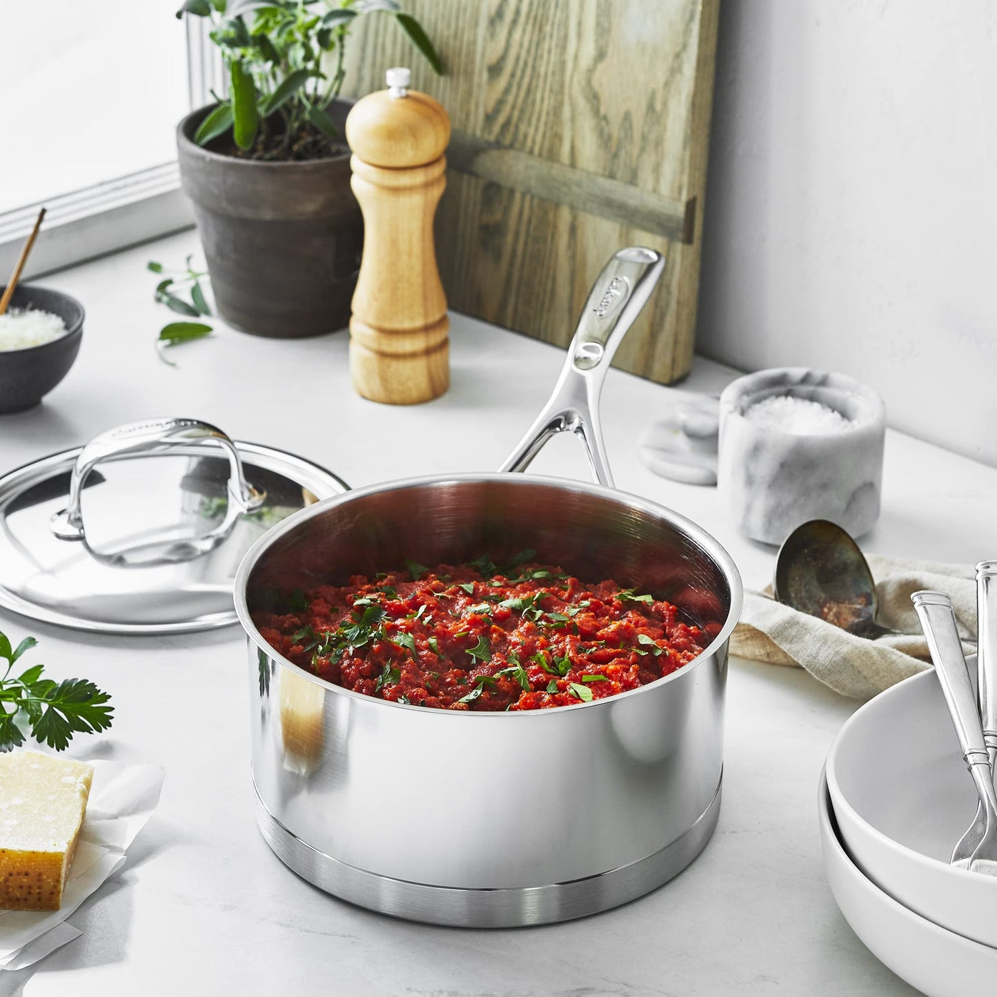 Demeyere Stainless Steel Saucepan