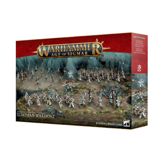 Warhammer Age of Sigmar Battleforce Lumineth Realm-lords Iliathan Warhost 37 Miniatures Ellania Ellathor Vanari Bladelords Sentinels Wardens