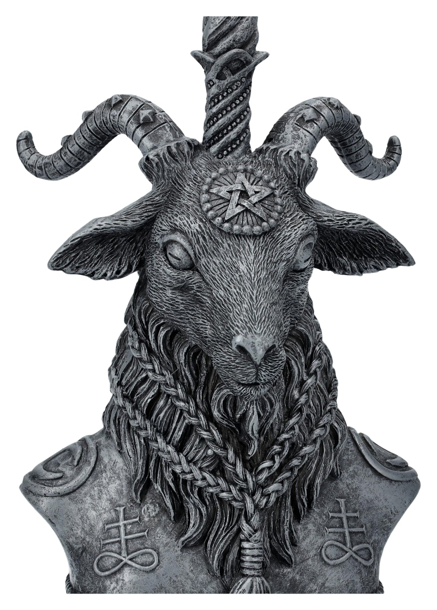 Pacific Giftware 8" Sabbatic Goat Baphomet Bust Statue, Keeper of The Mystical Realm Decorative Sculpture Figurine