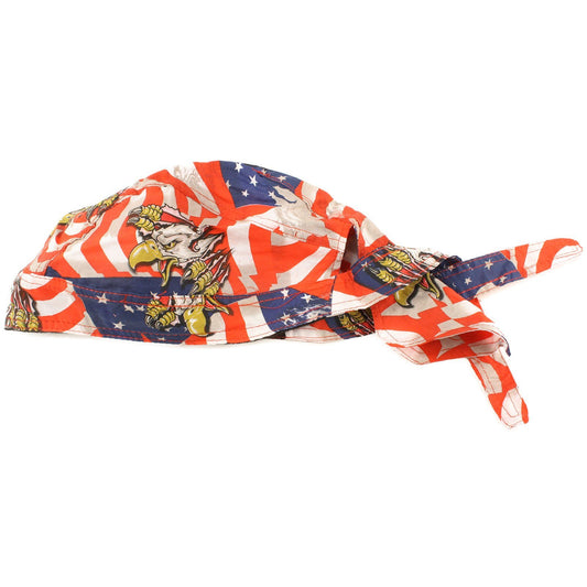 Eagle & Claw USA Flag Bandana Headwrap Headscarf Adjustable Durag Cap Hat Navy