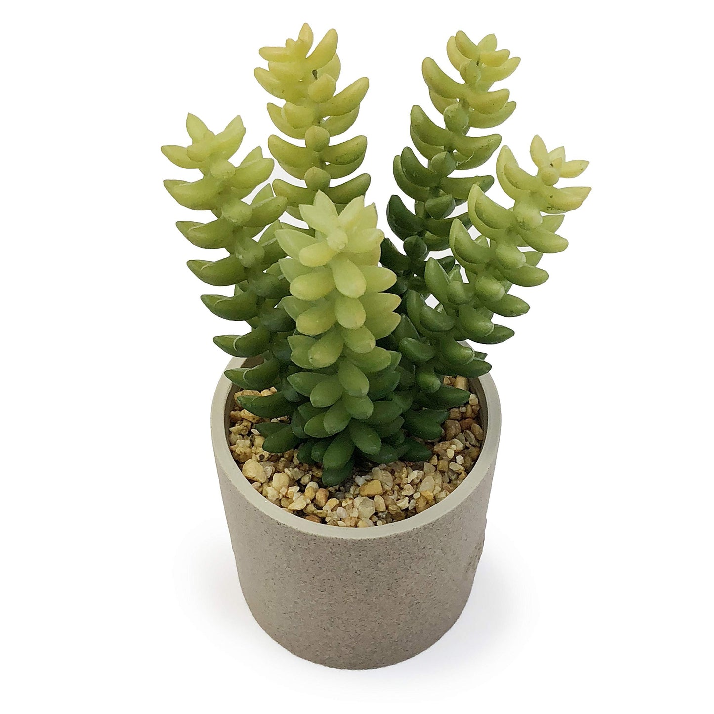 allgala Small Desktop Artificial Succulent Plant Indoor and Outdoor Indoor Fake Plants with Natural Clay Pot