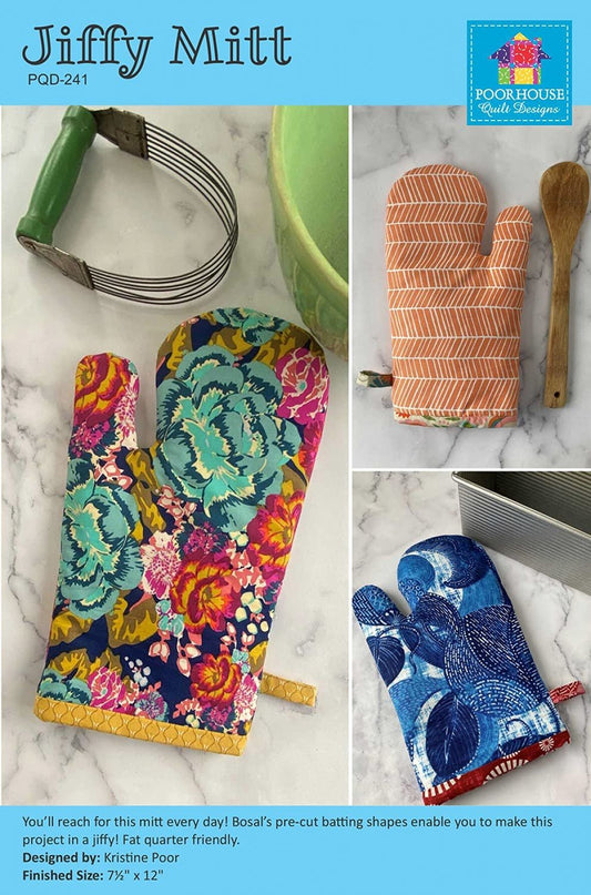 Poorhouse Quilt Designs Jiffy Mitt Pattern