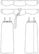 Korean Han-Bok Pattern